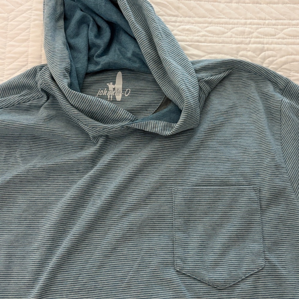 Men’s Johnnie O Gunnar long sleeve pocket hoodie size M - Picture 7 of 12